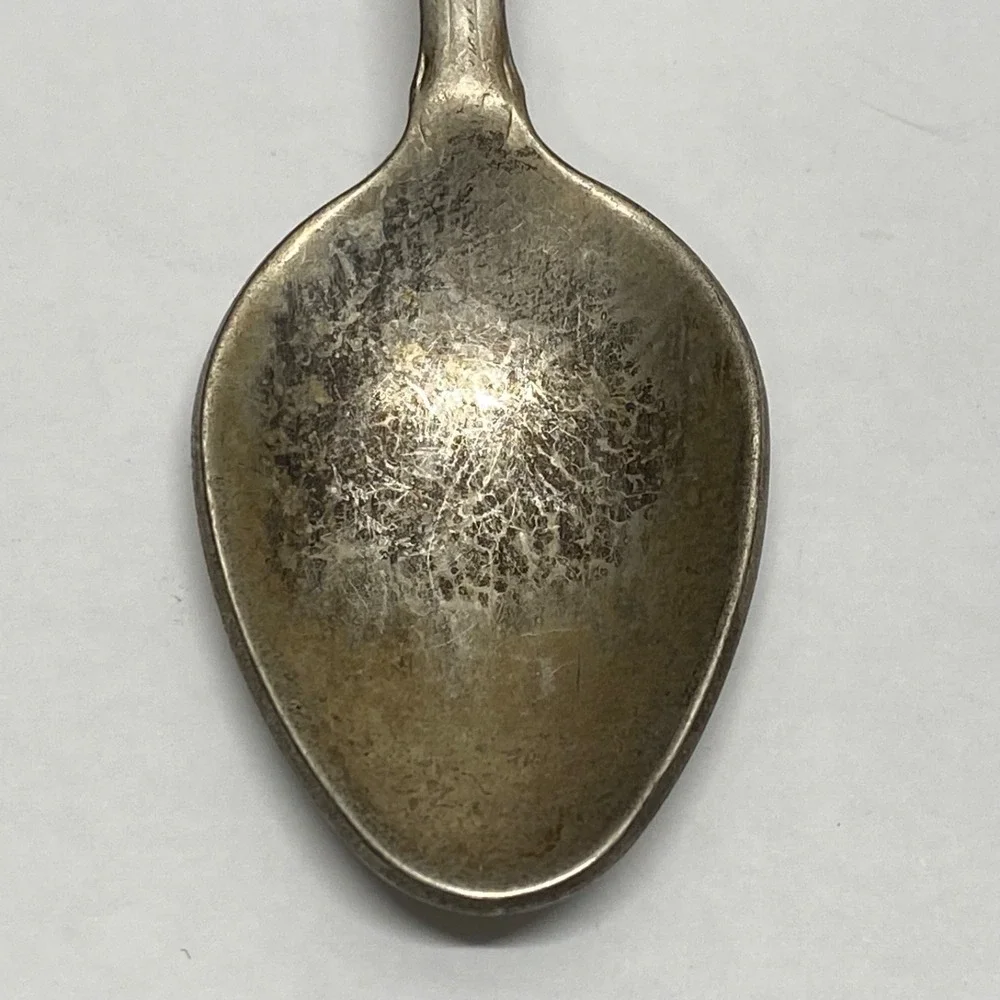 Vintage Edmonton‎ Canada 2000 Souvenir Spoon Silver Tone Travel Memorabilia GGG